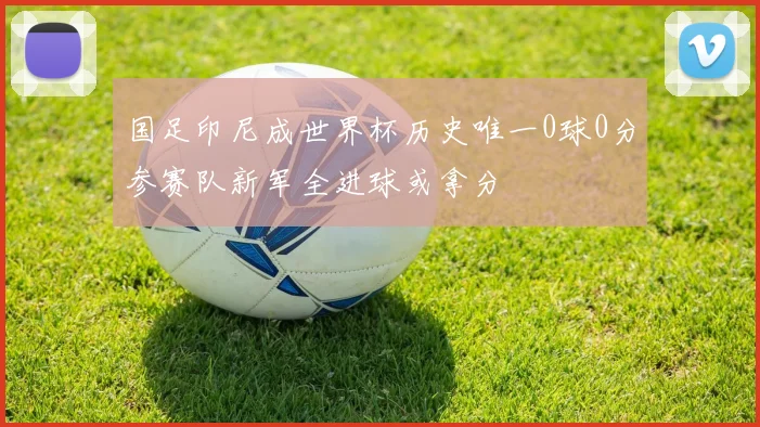 国足印尼成世界杯历史唯一0球0分参赛队新军全进球或拿分